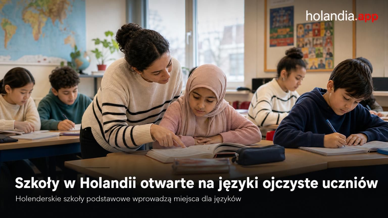 Szkoły w Holandii otwarte na języki ojczyste uczniów