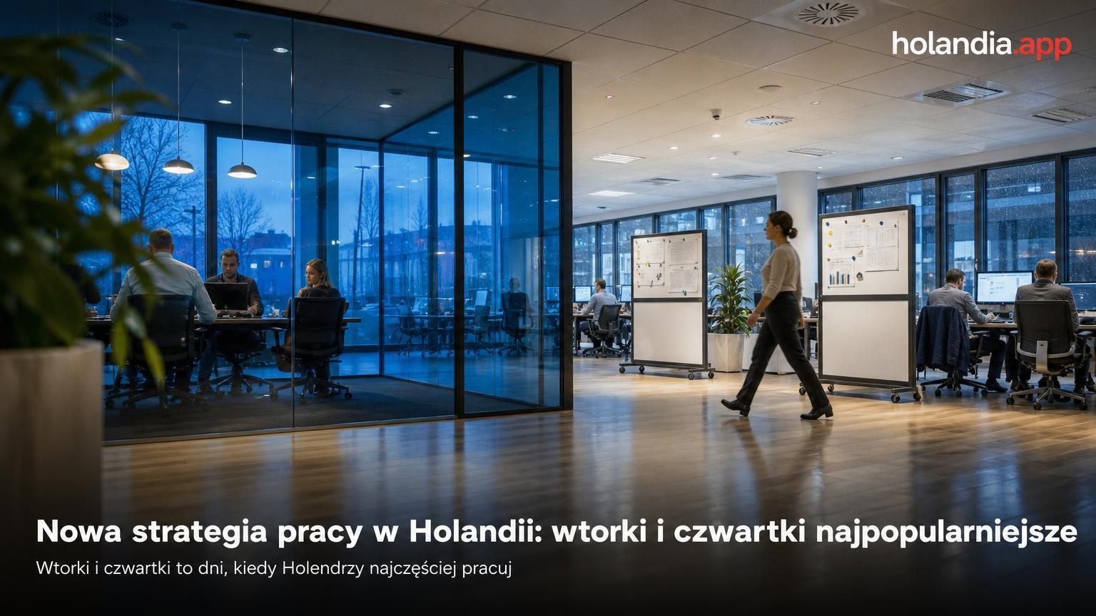 Nowa strategia pracy w Holandii: wtorki i czwartki najpopularniejsze