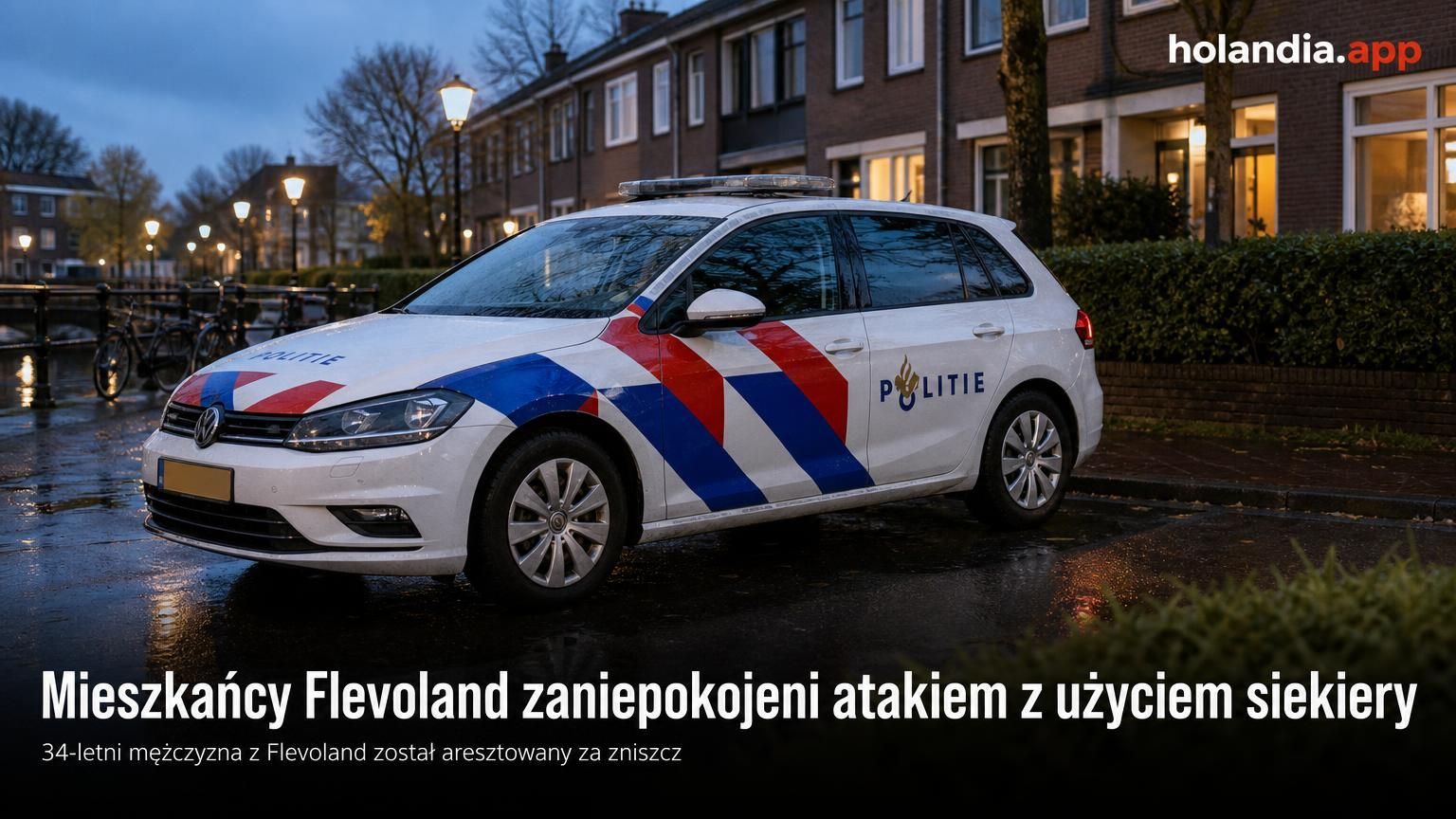 Mieszkańcy Flevoland zaniepokojeni atakiem z użyciem siekiery
