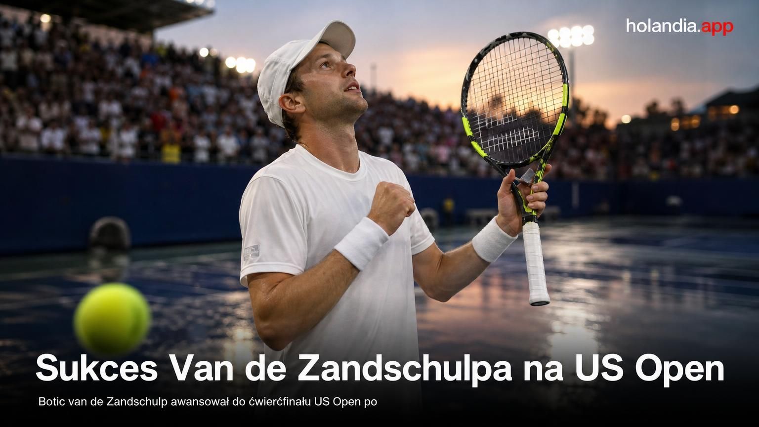Sukces Van de Zandschulpa na US Open
