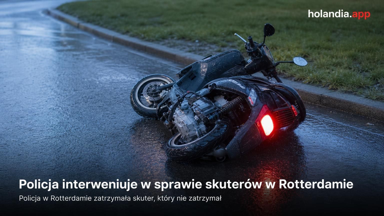 Policja interweniuje w sprawie skuterów w Rotterdamie