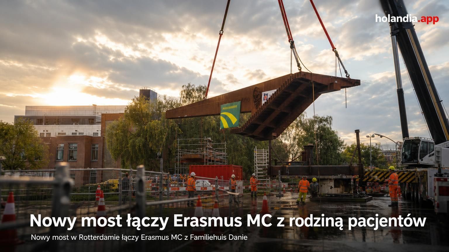 Nowy most łączy Erasmus MC z rodziną pacjentów