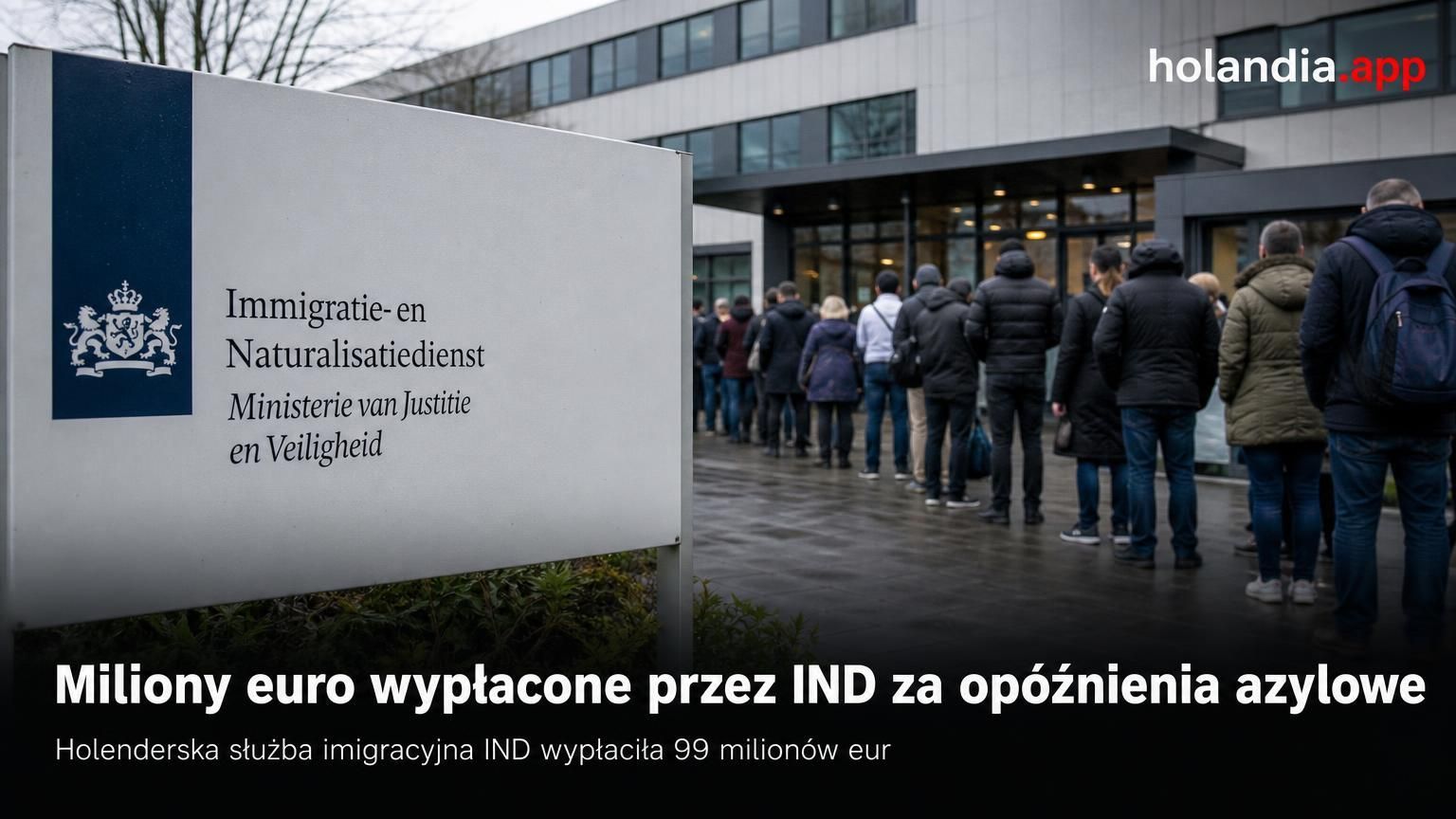 Miliony euro wypłacone przez IND za opóźnienia azylowe