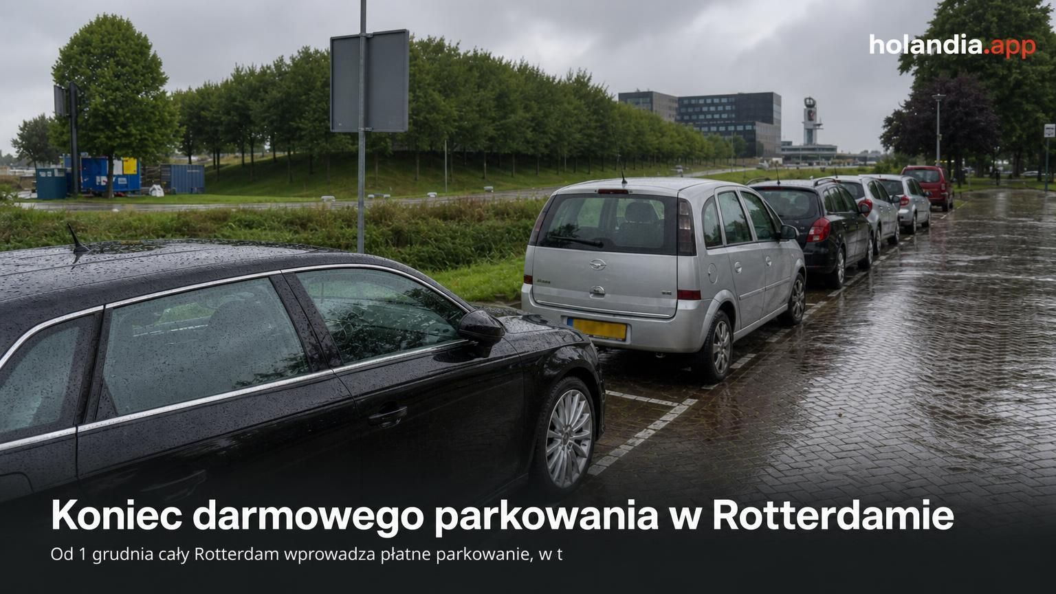 Koniec darmowego parkowania w Rotterdamie