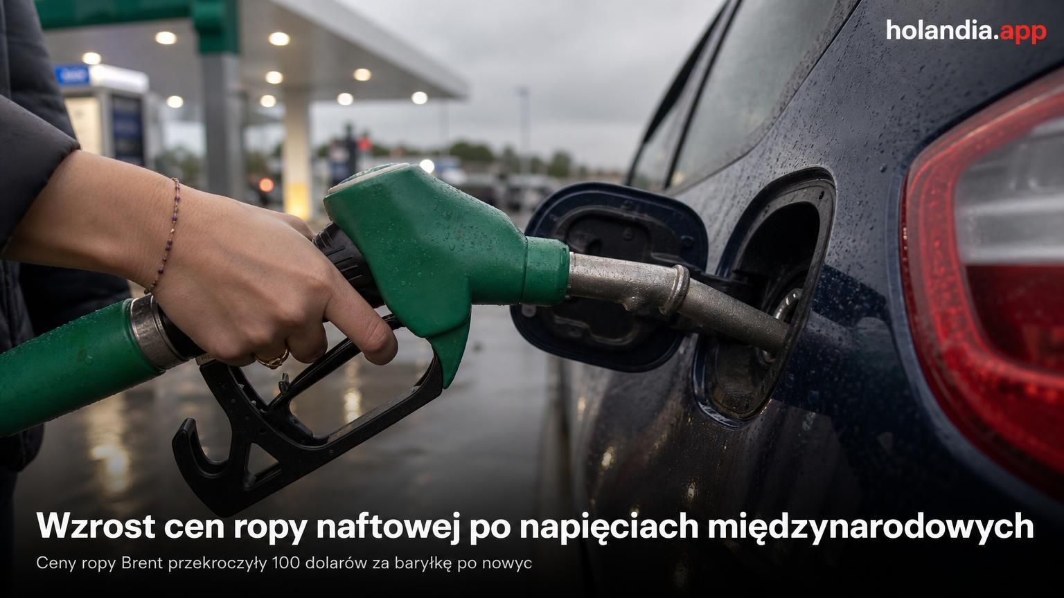 Wzrost cen ropy naftowej po napięciach międzynarodowych