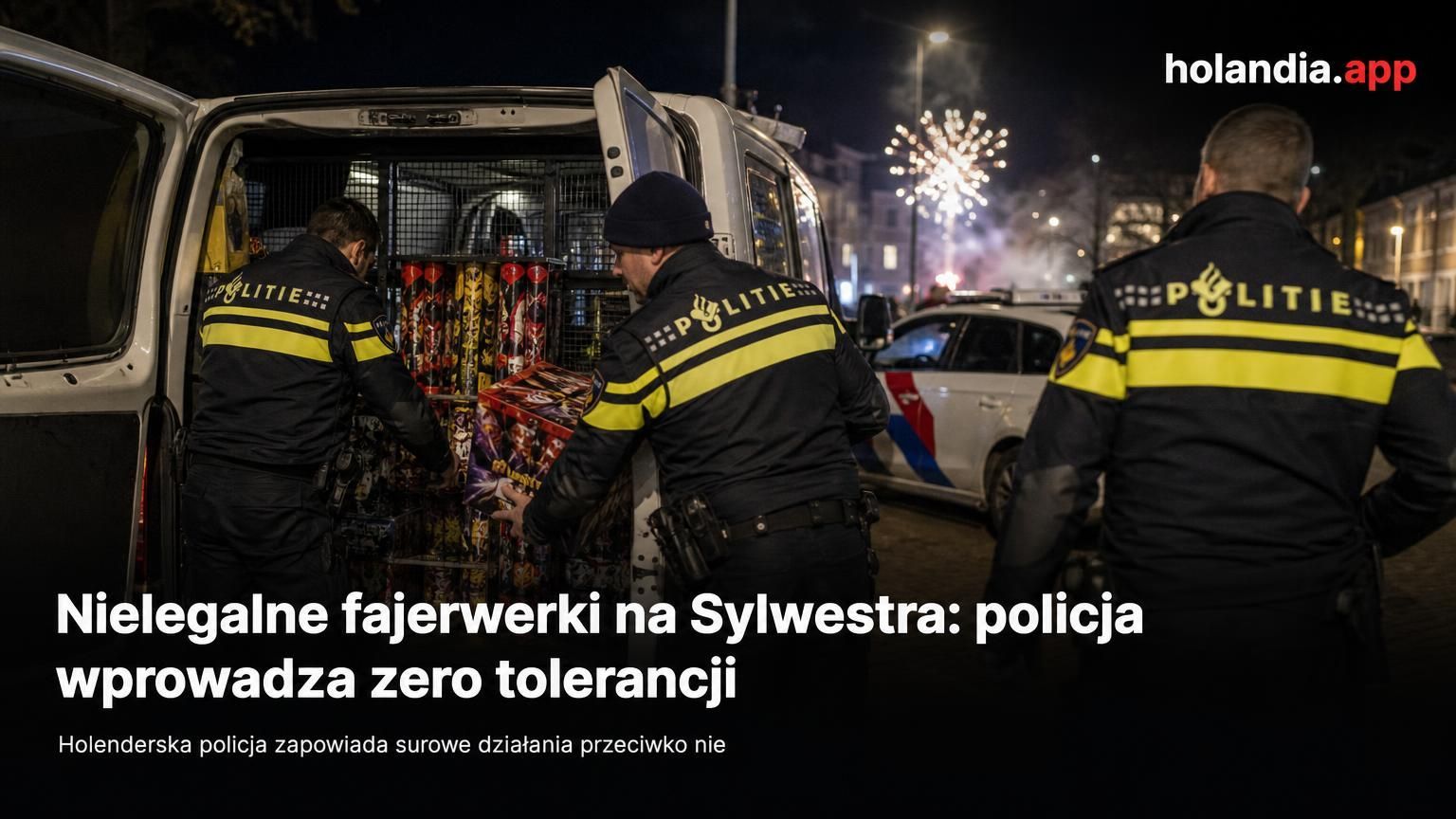 Nielegalne fajerwerki na Sylwestra: policja wprowadza zero tolerancji