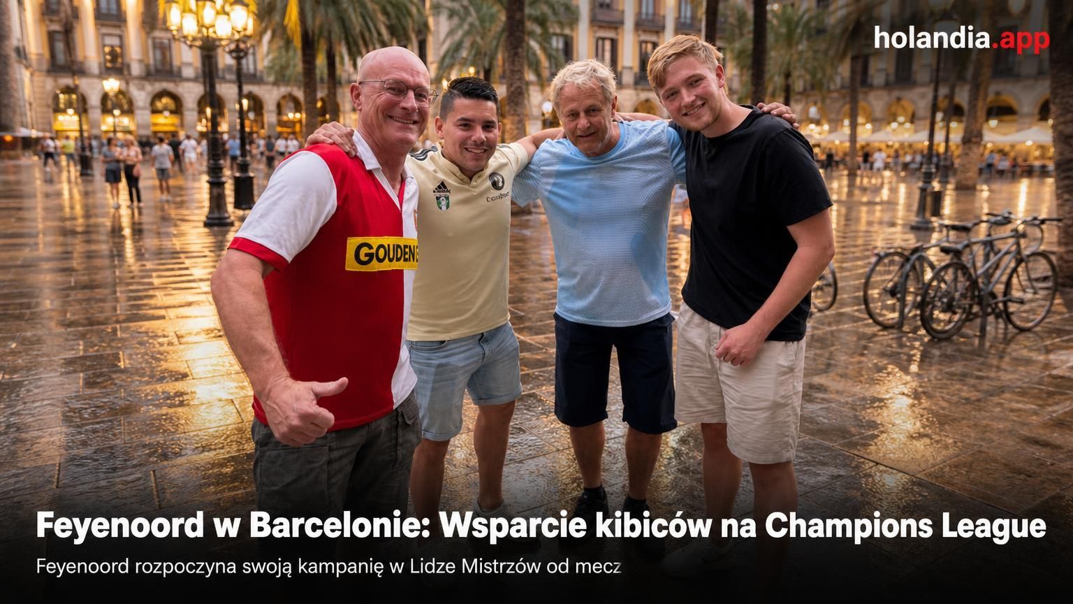 Feyenoord w Barcelonie: Wsparcie kibiców na Champions League