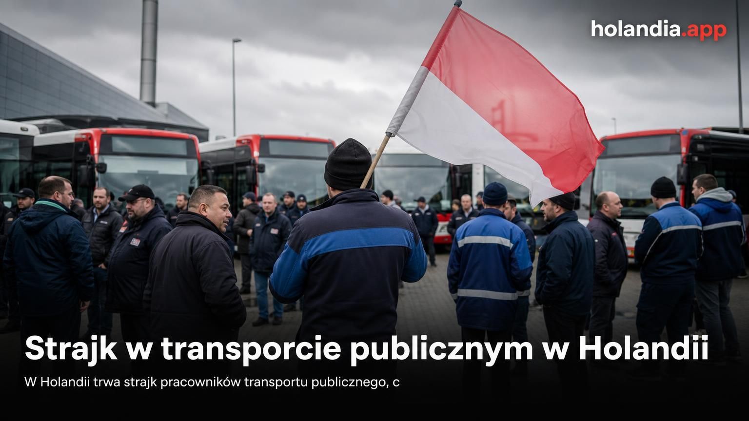 Strajk w transporcie publicznym w Holandii