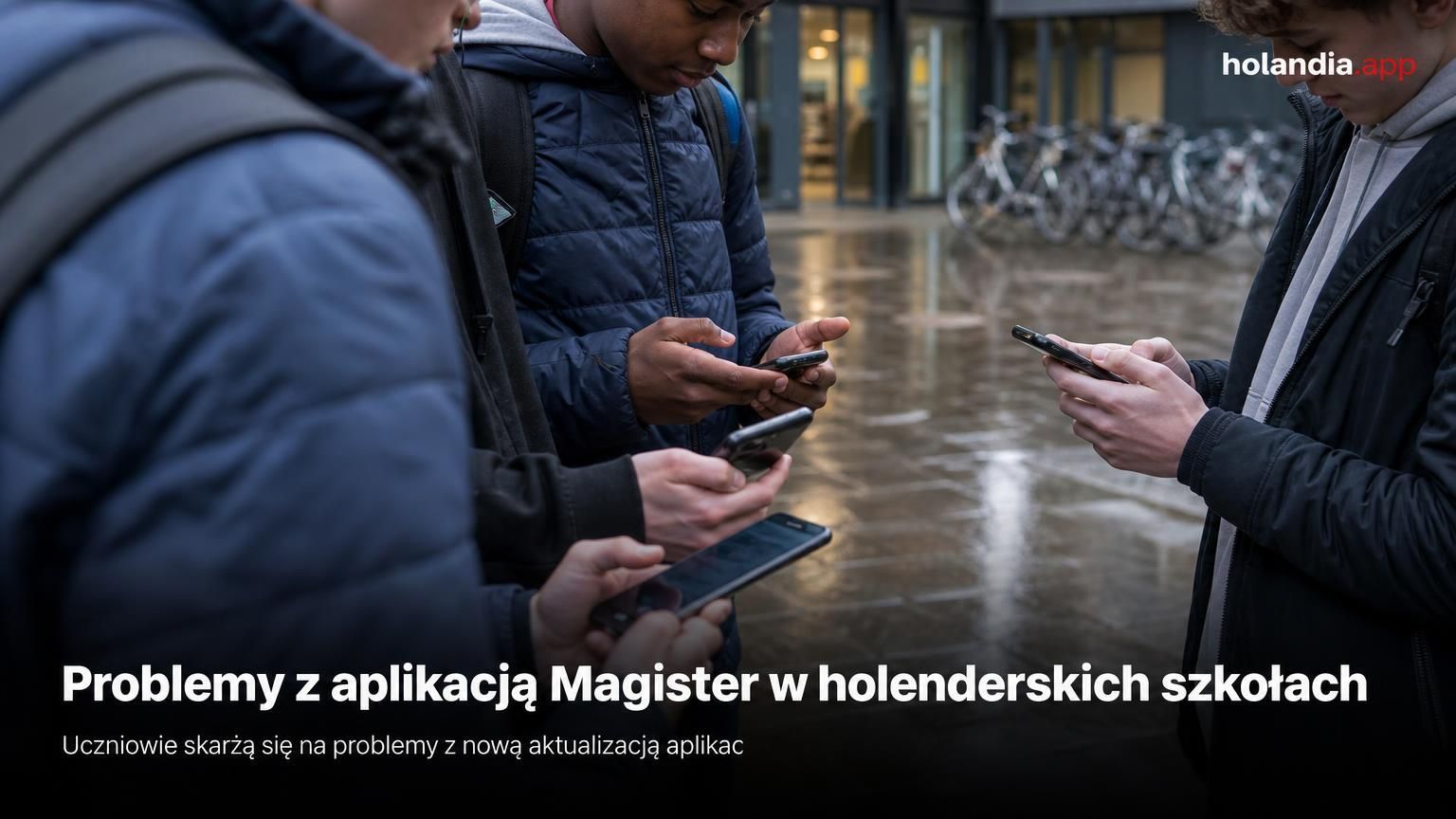 Problemy z aplikacją Magister w holenderskich szkołach