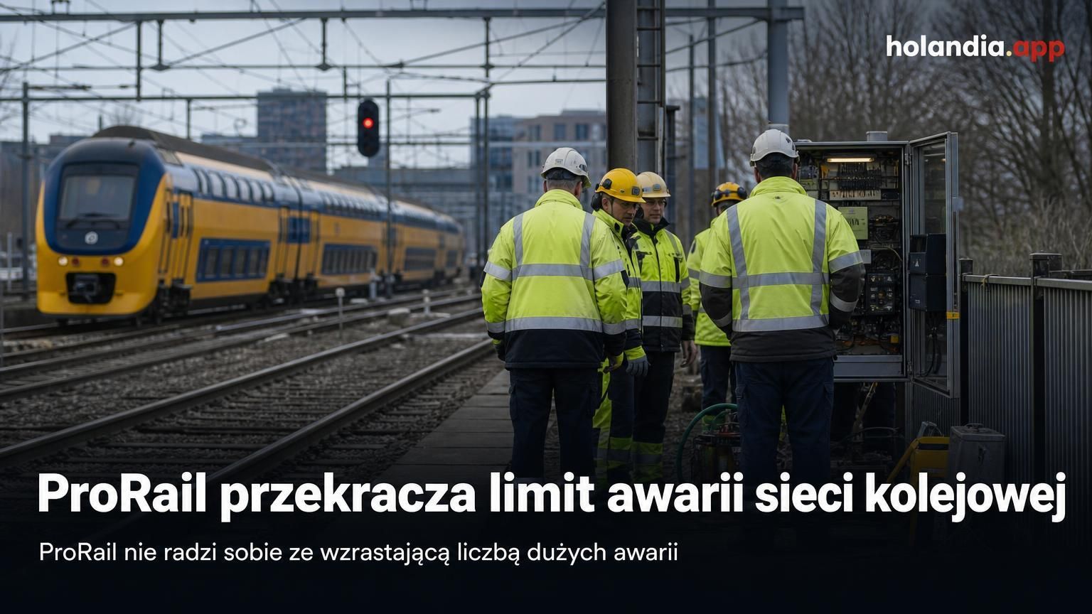 ProRail przekracza limit awarii sieci kolejowej