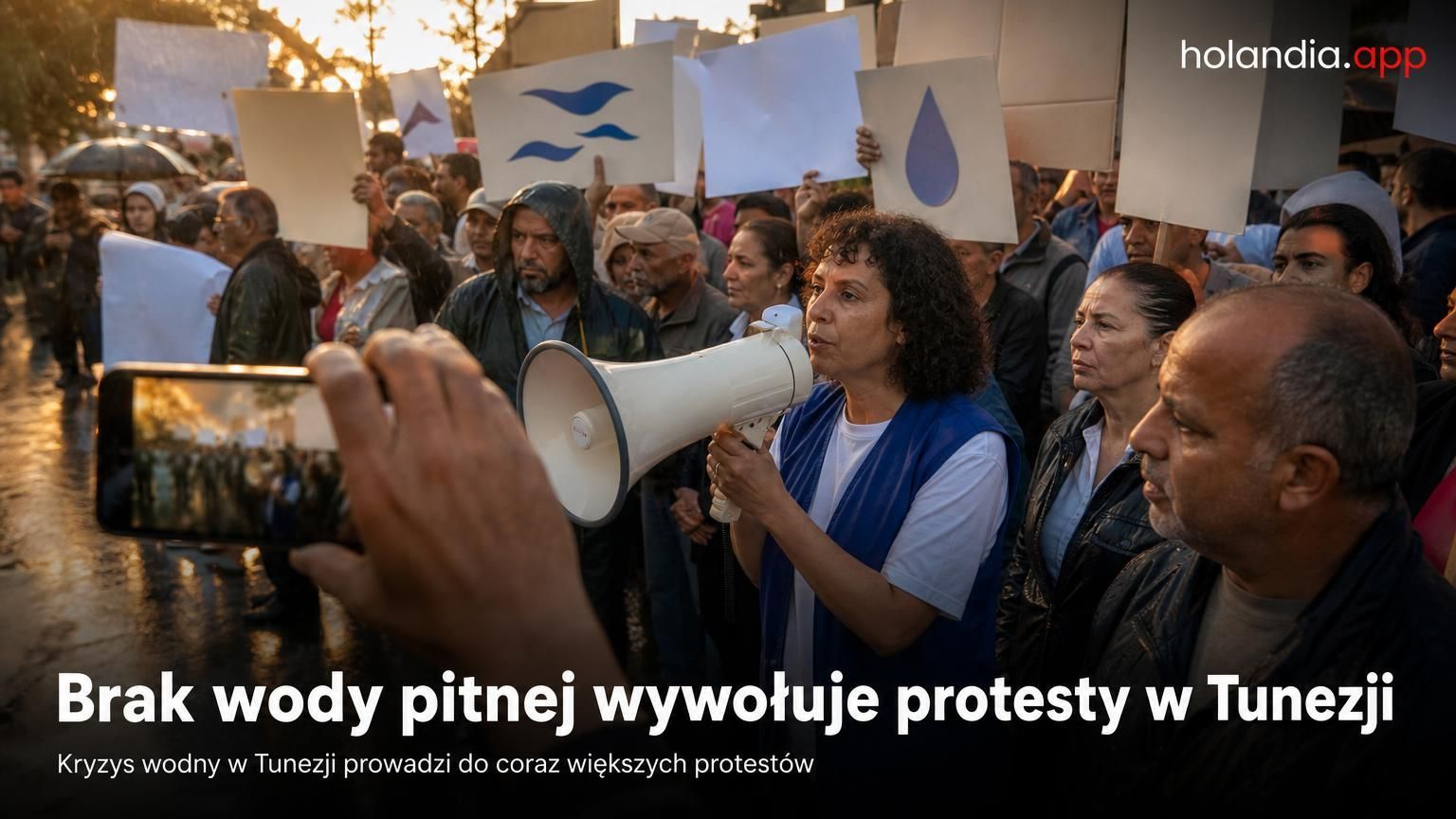 Brak wody pitnej wywołuje protesty w Tunezji