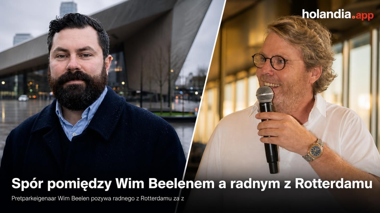 Spór pomiędzy Wim Beelenem a radnym z Rotterdamu