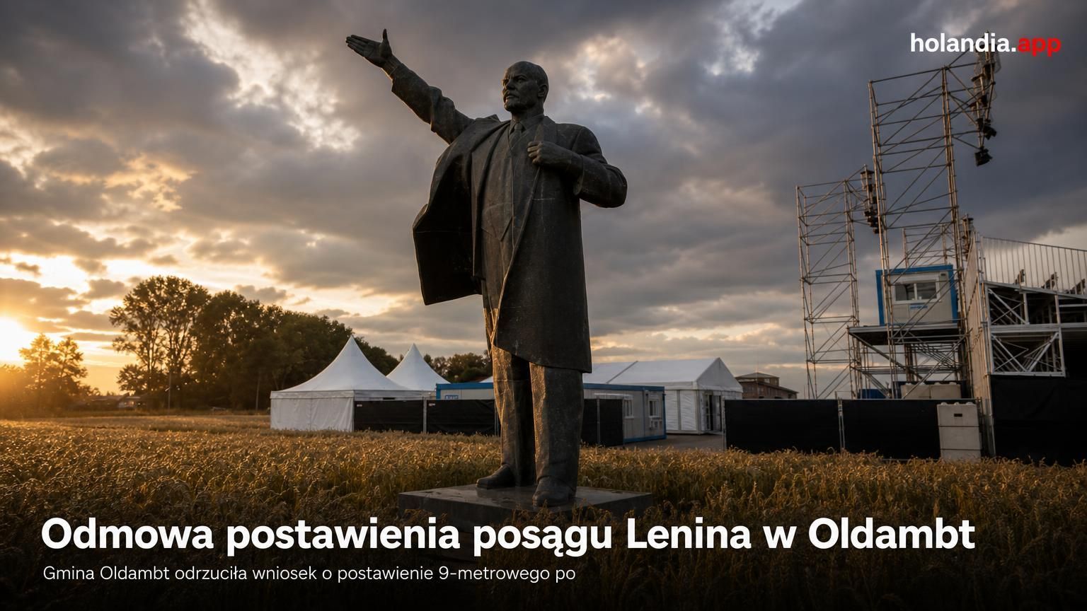 Odmowa postawienia posągu Lenina w Oldambt