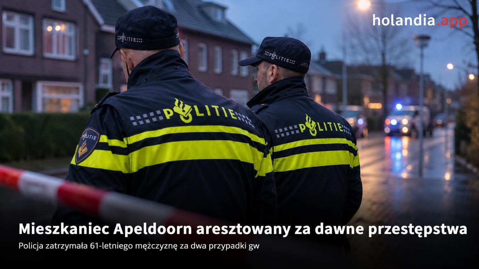 Mieszkaniec Apeldoorn aresztowany za dawne przestępstwa