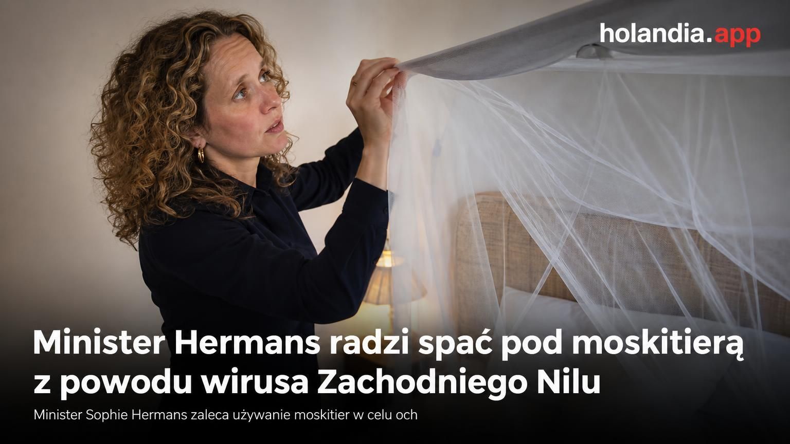 Minister Hermans radzi spać pod moskitierą z powodu wirusa Zachodniego Nilu