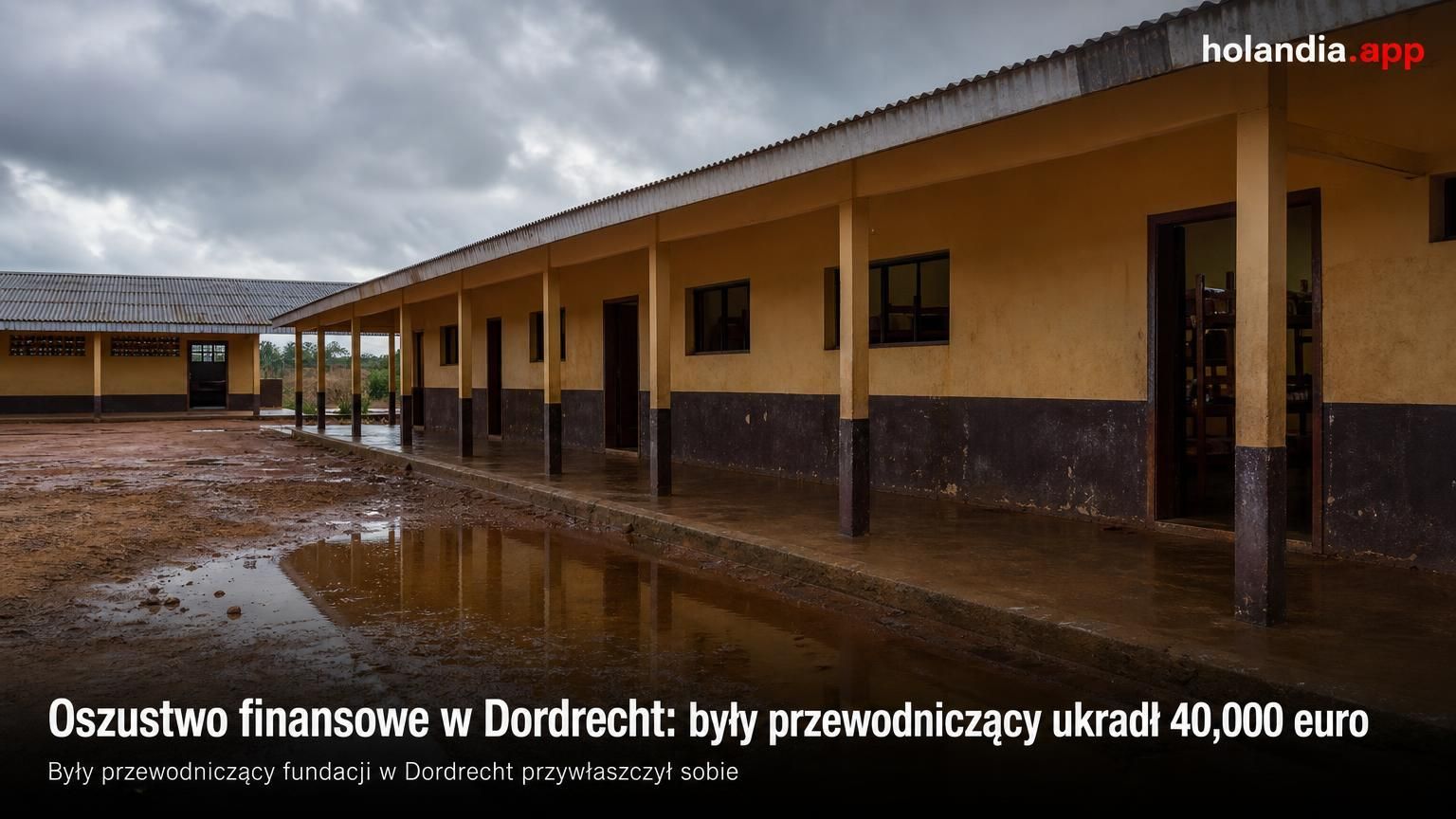 Oszustwo finansowe w Dordrecht: były przewodniczący ukradł 40,000 euro
