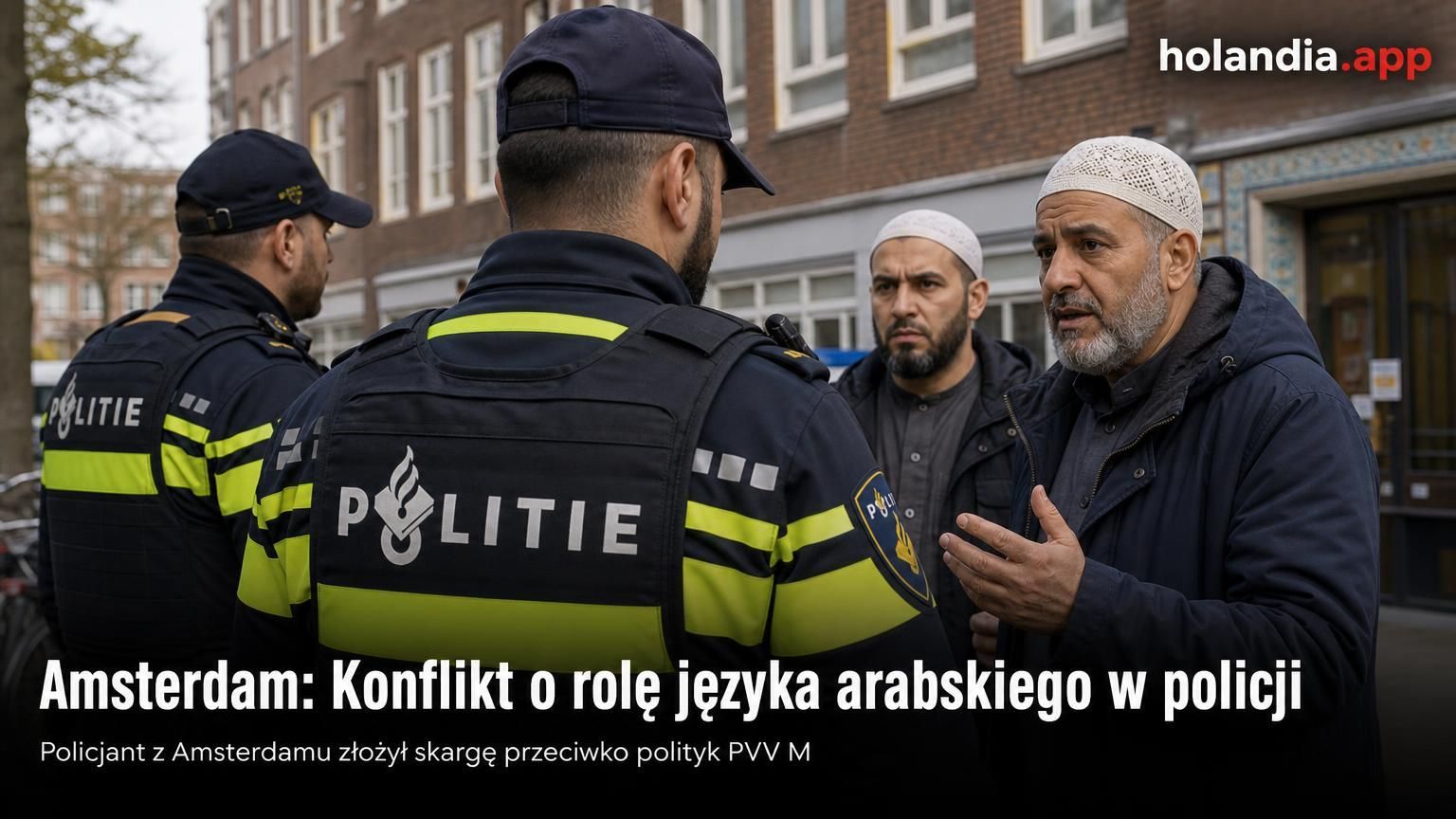 Amsterdam: Konflikt o rolę języka arabskiego w policji