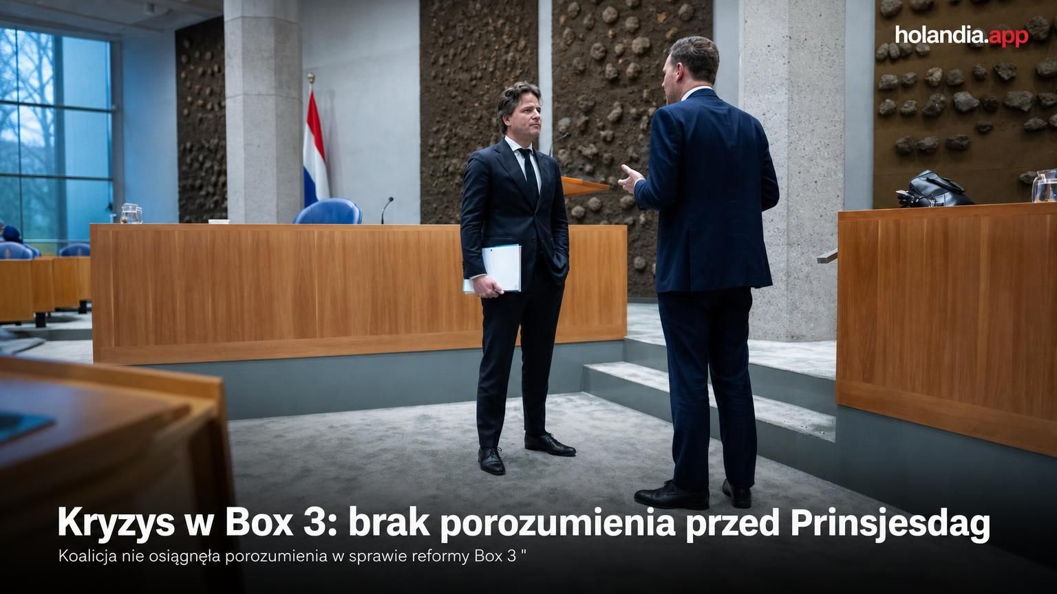 Kryzys w Box 3: brak porozumienia przed Prinsjesdag