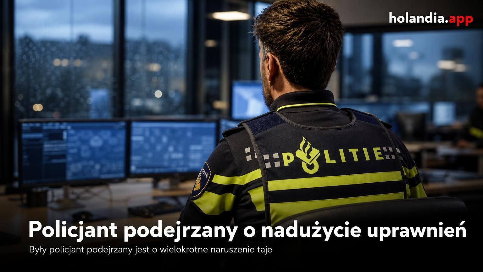 Policjant podejrzany o nadużycie uprawnień