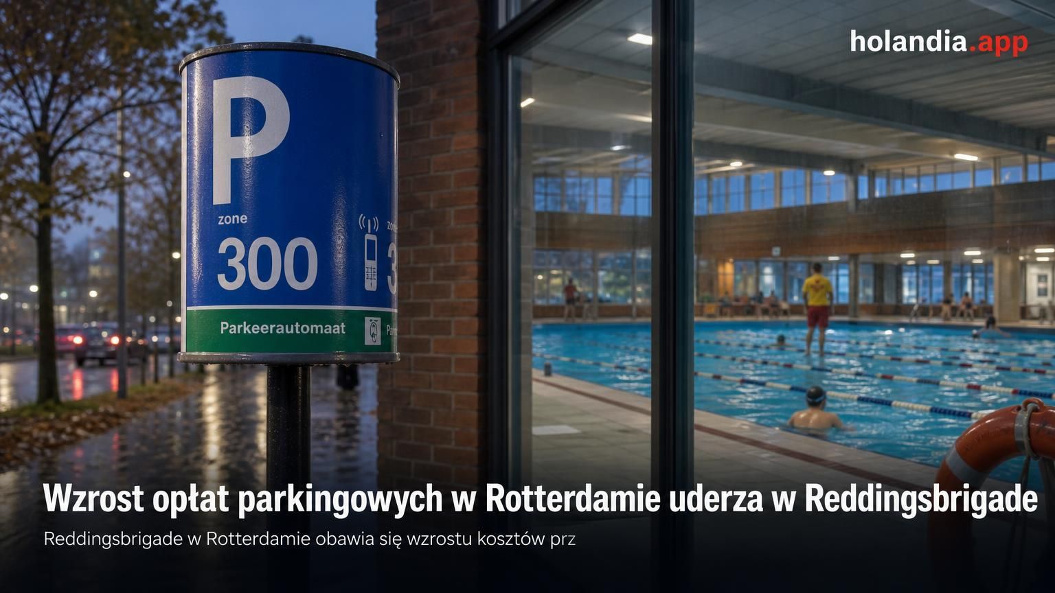 Rotterdam: Reddingsbrigade zagrożona przez nowe opłaty parkingowe