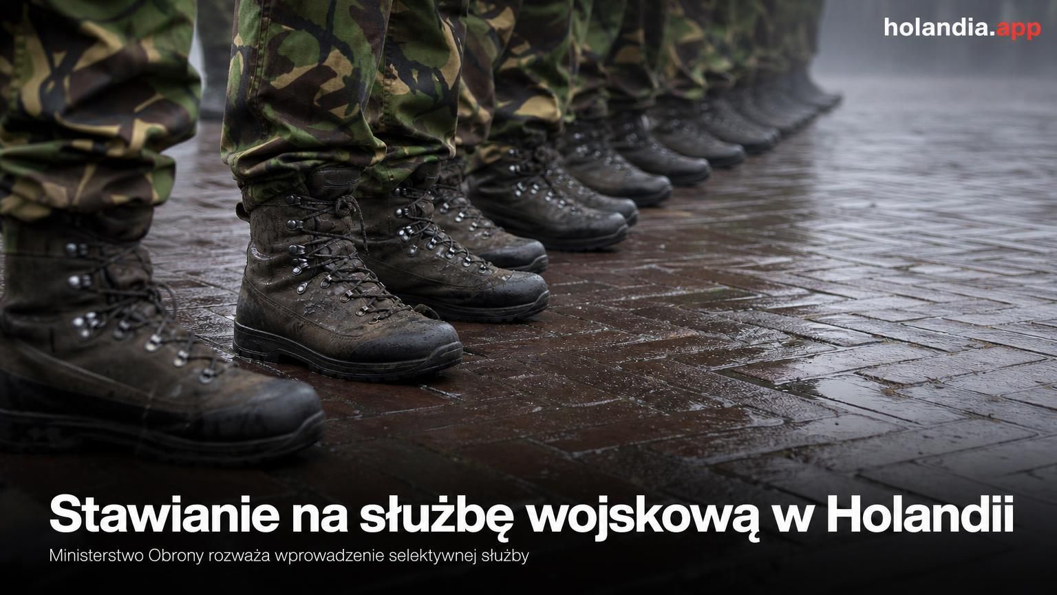 Stawianie na służbę wojskową w Holandii