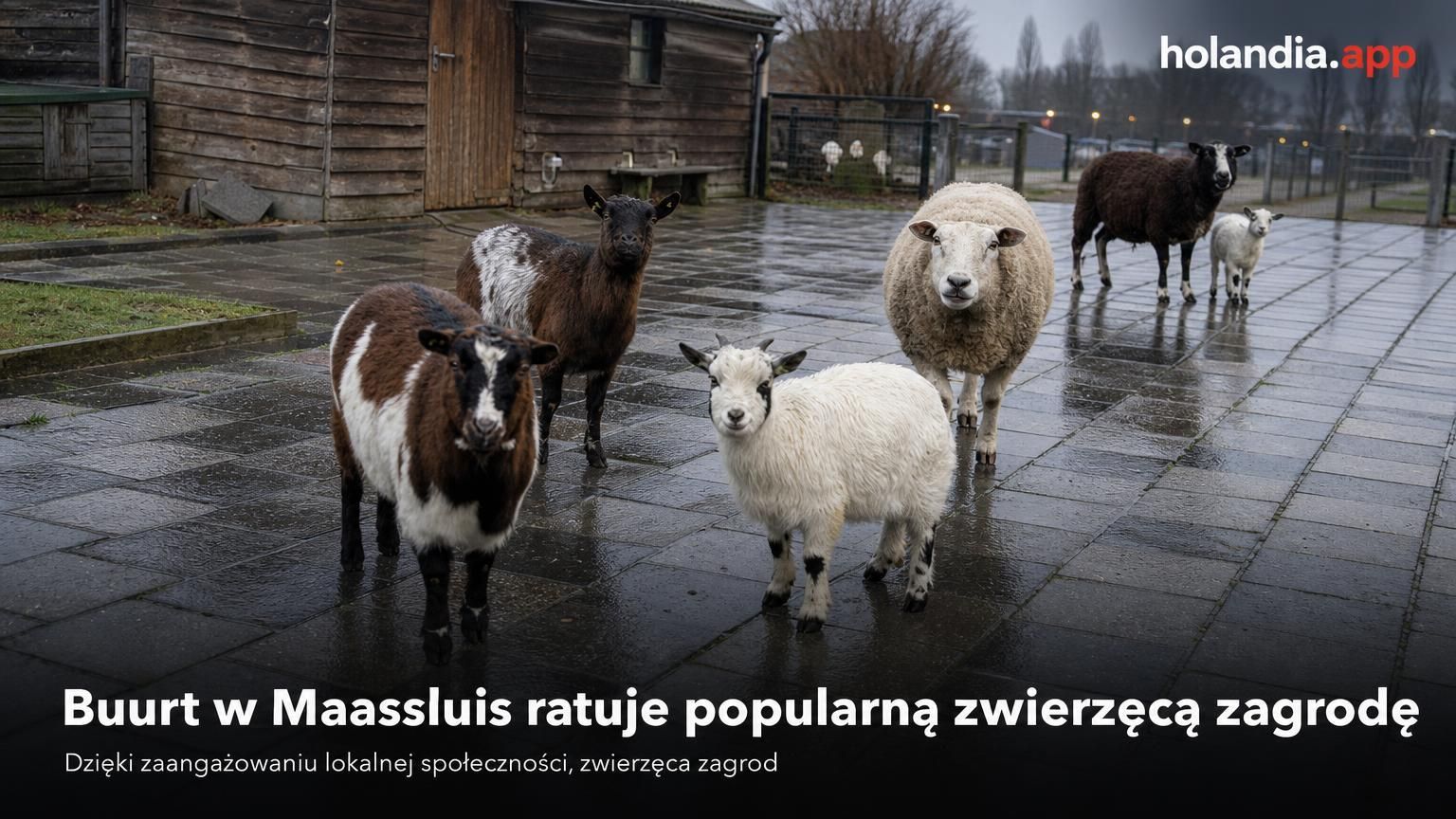 Buurt w Maassluis ratuje popularną zwierzęcą zagrodę