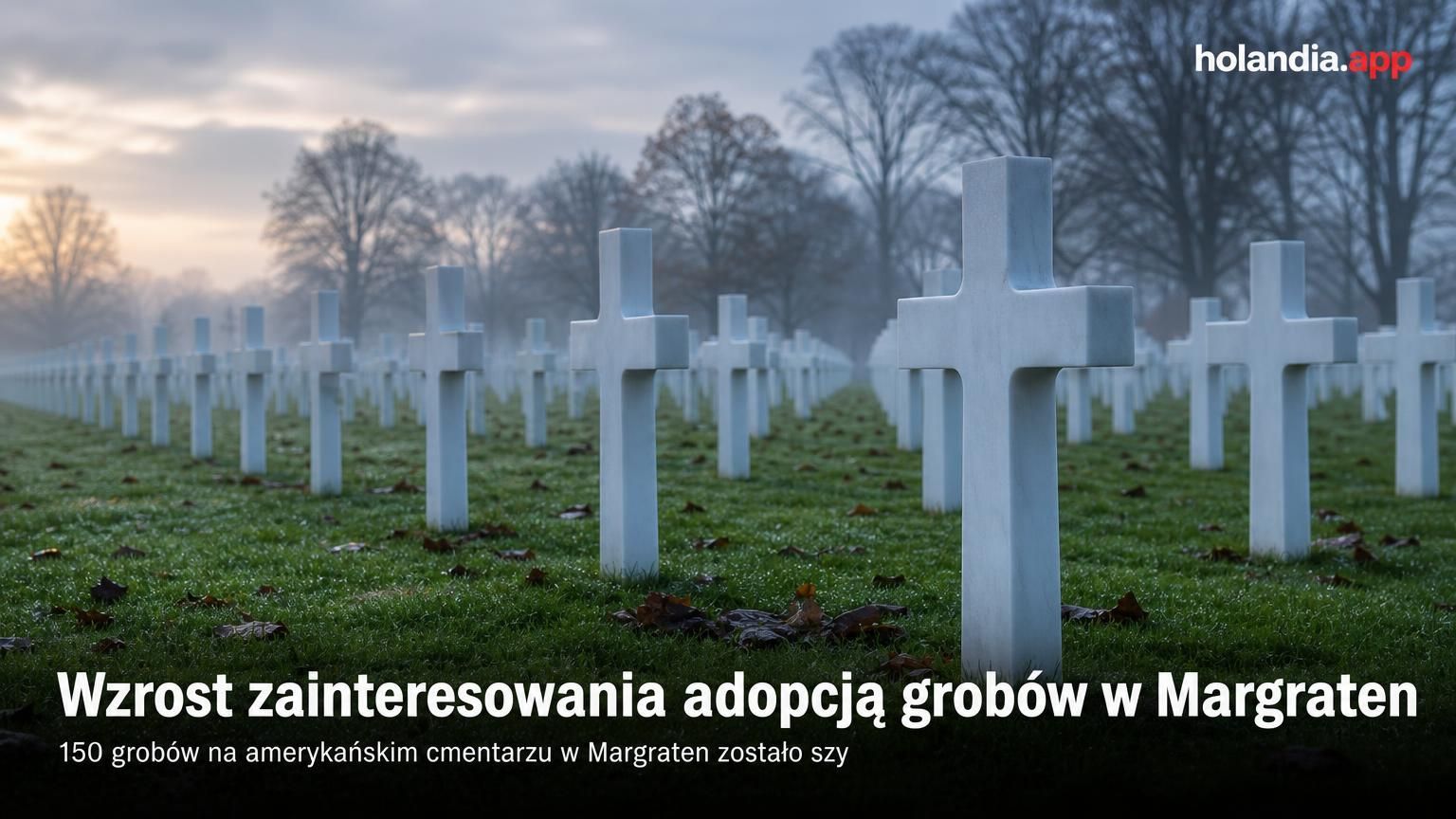 Wzrost zainteresowania adopcją grobów w Margraten