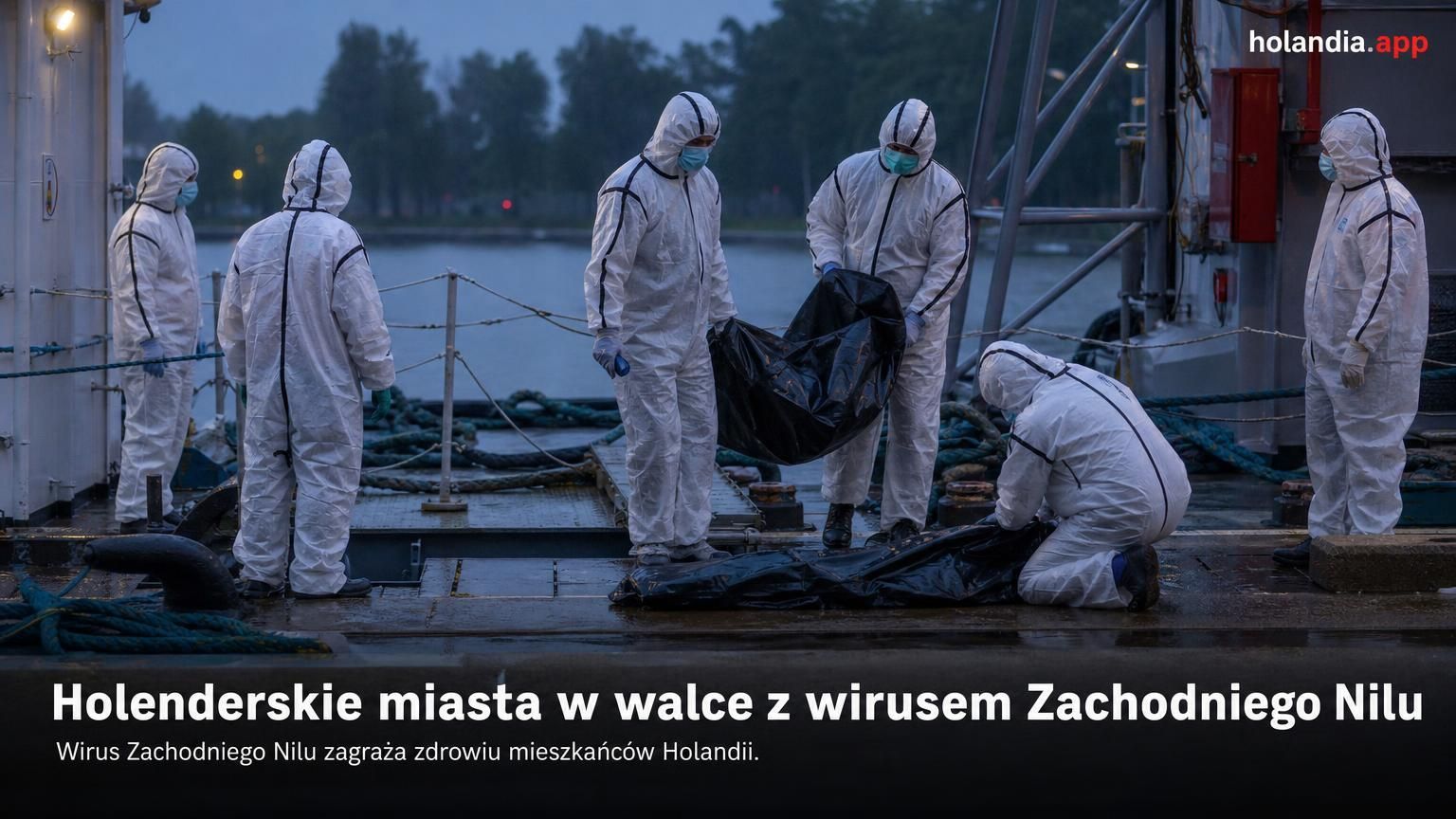Holenderskie miasta w walce z wirusem Zachodniego Nilu