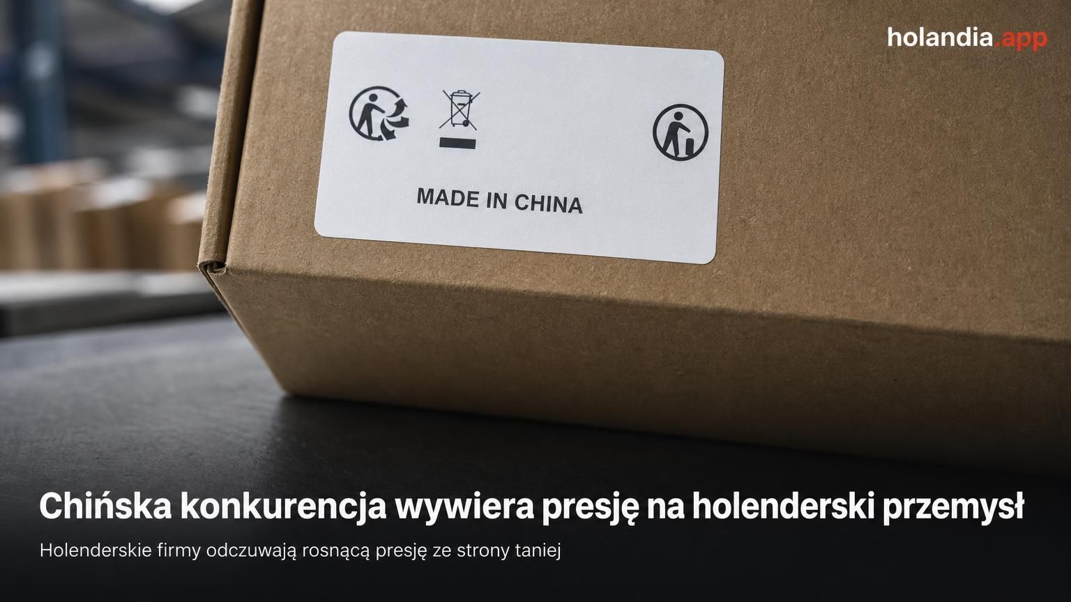 Chińska konkurencja wywiera presję na holenderski przemysł
