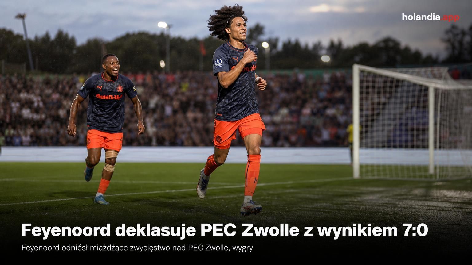 Feyenoord deklasuje PEC Zwolle z wynikiem 7:0
