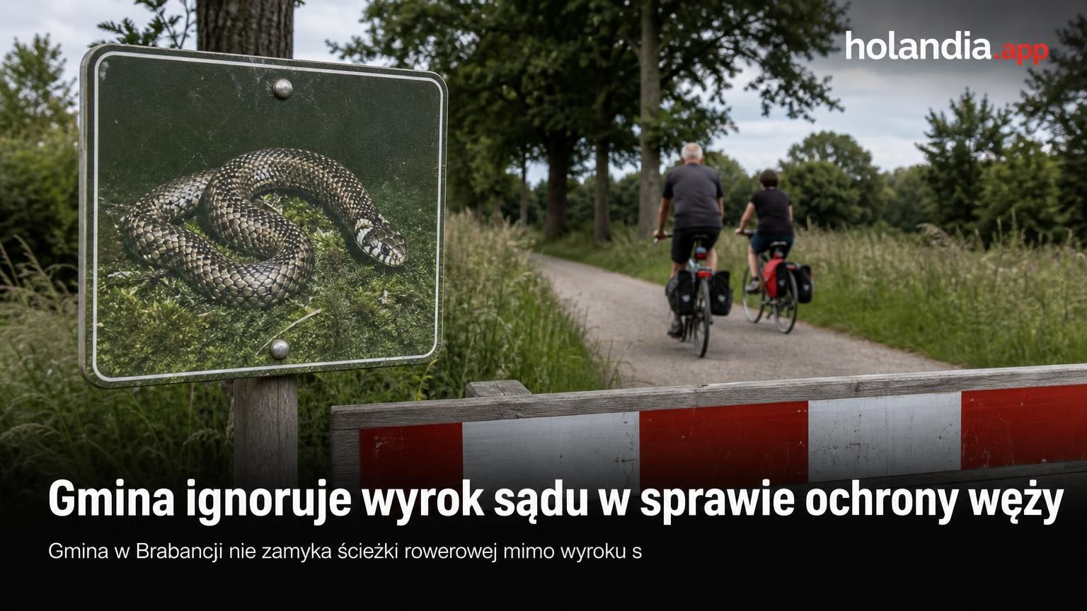 Gmina ignoruje wyrok sądu w sprawie ochrony węży