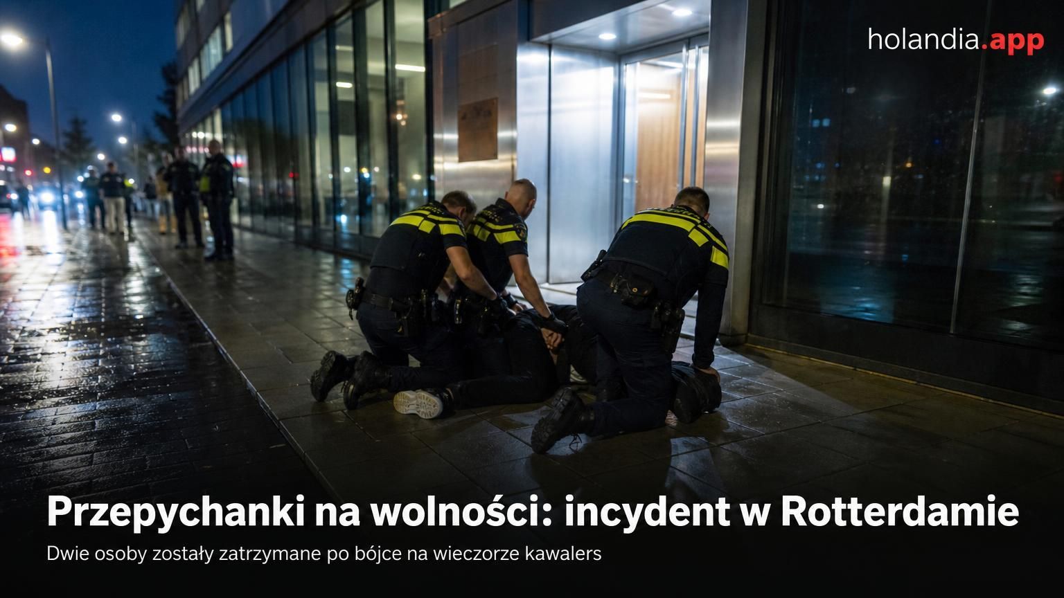Przepychanki na wolności: incydent w Rotterdamie