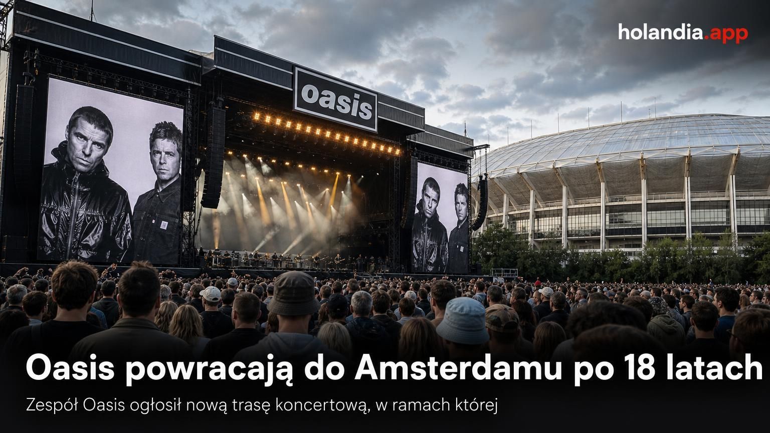 Oasis powracają do Amsterdamu po 18 latach
