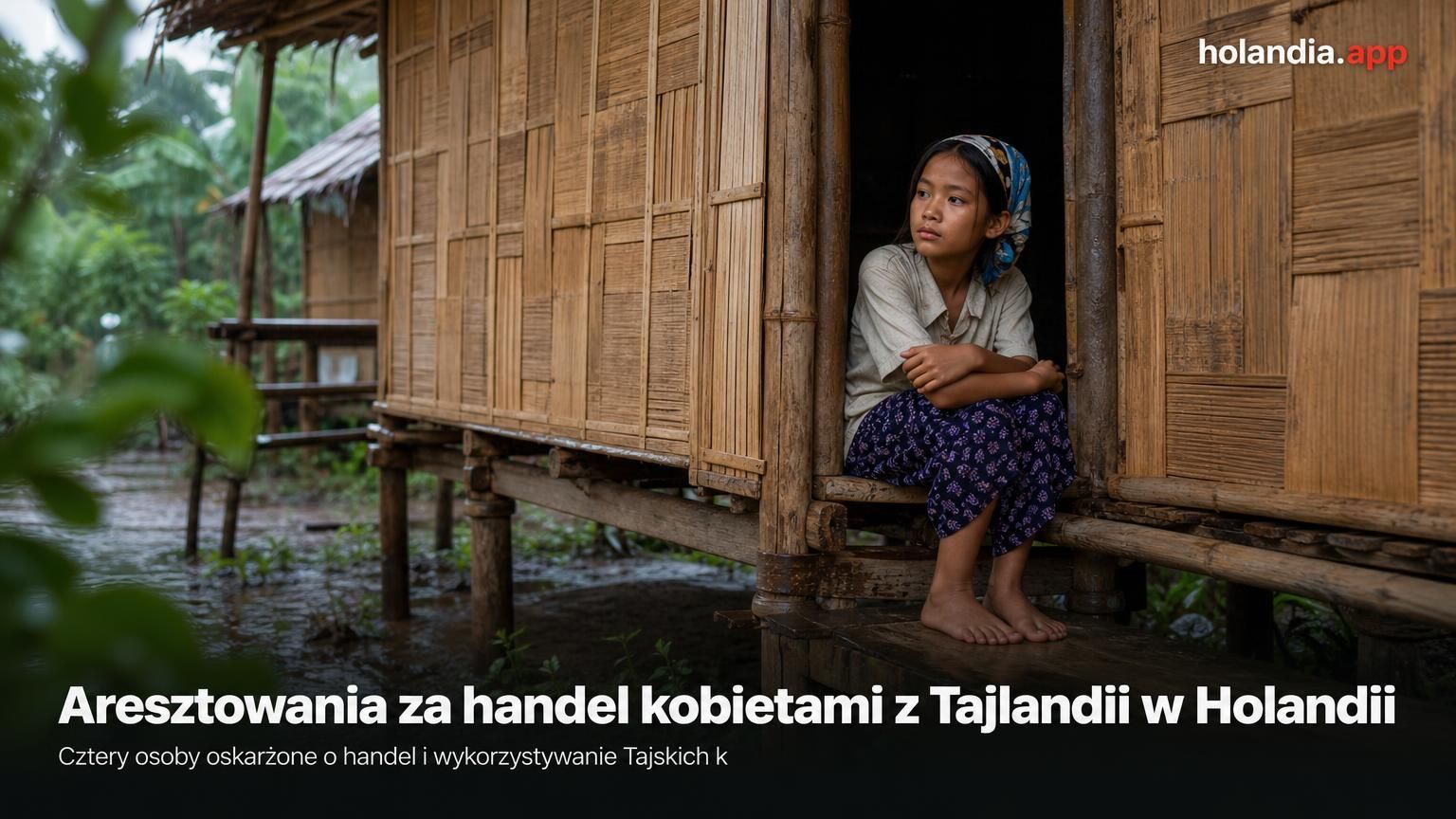 Aresztowania za handel kobietami z Tajlandii w Holandii