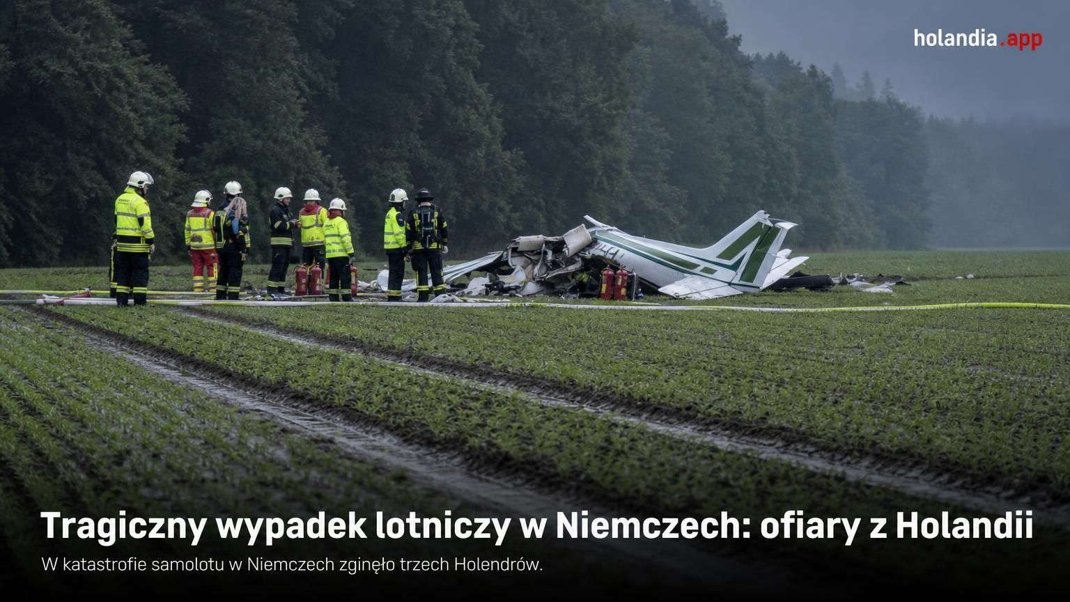Tragiczny wypadek lotniczy w Niemczech: ofiary z Holandii