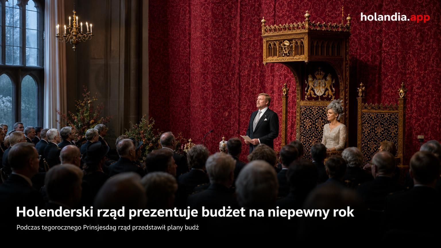 Holenderski rząd prezentuje budżet na niepewny rok