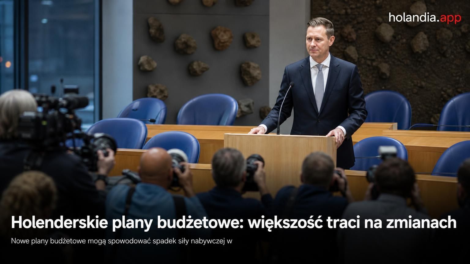 Holenderskie plany budżetowe: większość traci na zmianach