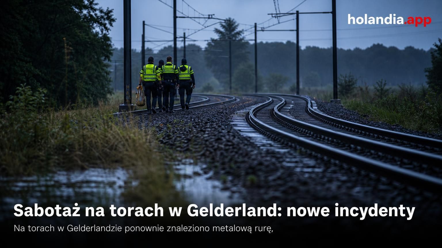 Sabotaż na torach w Gelderland: nowe incydenty