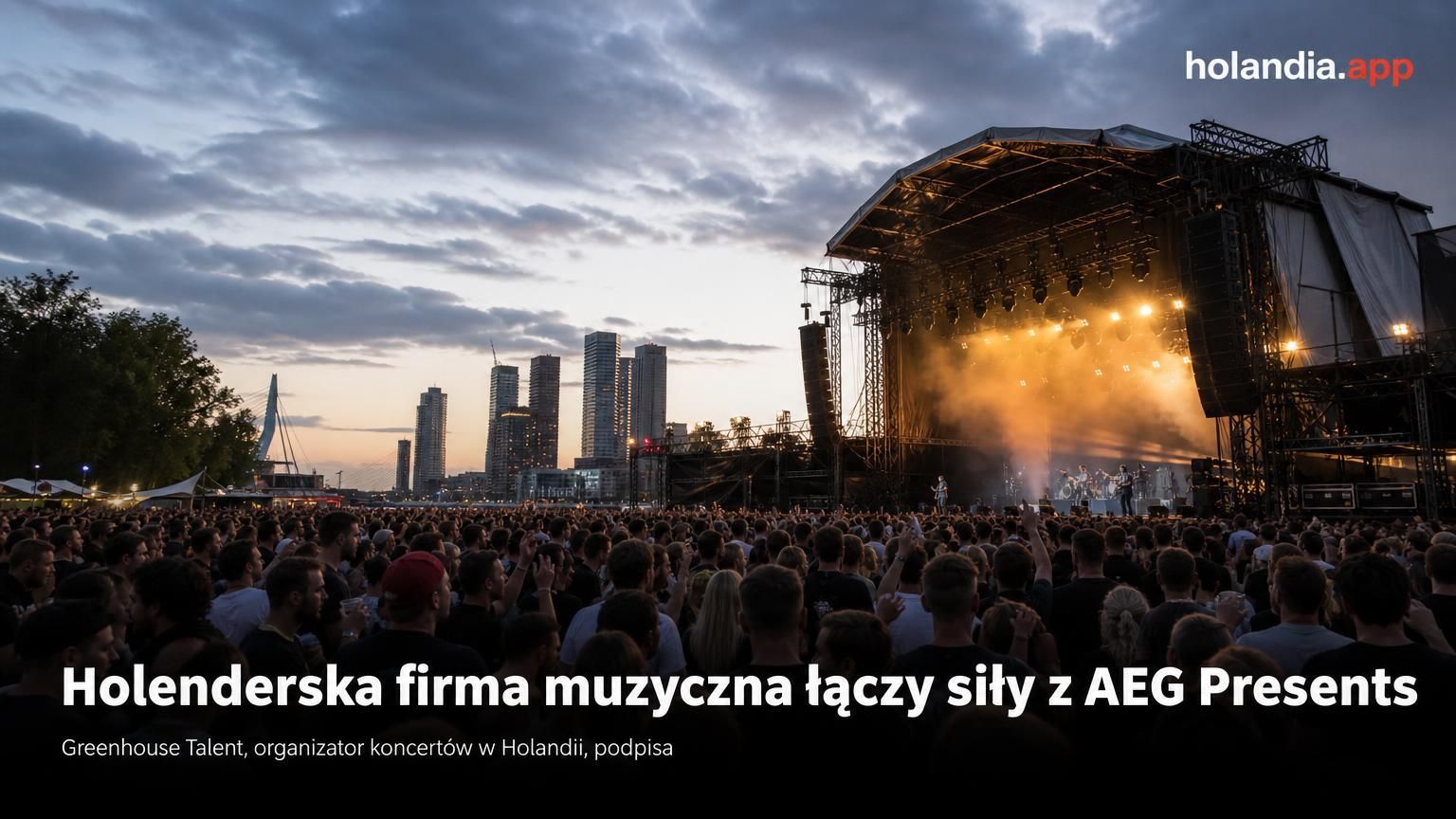 Holenderska firma muzyczna łączy siły z AEG Presents
