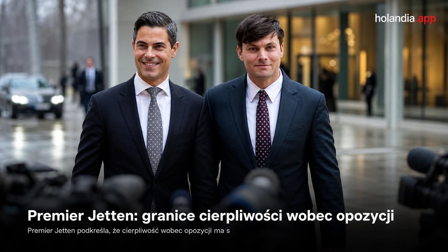 Premier Jetten: granice cierpliwości wobec opozycji