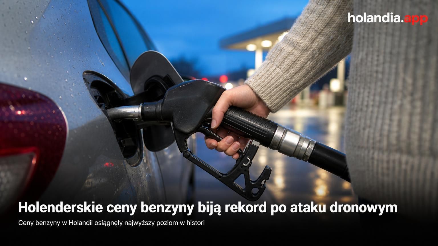 Holenderskie ceny benzyny biją rekord po ataku dronowym