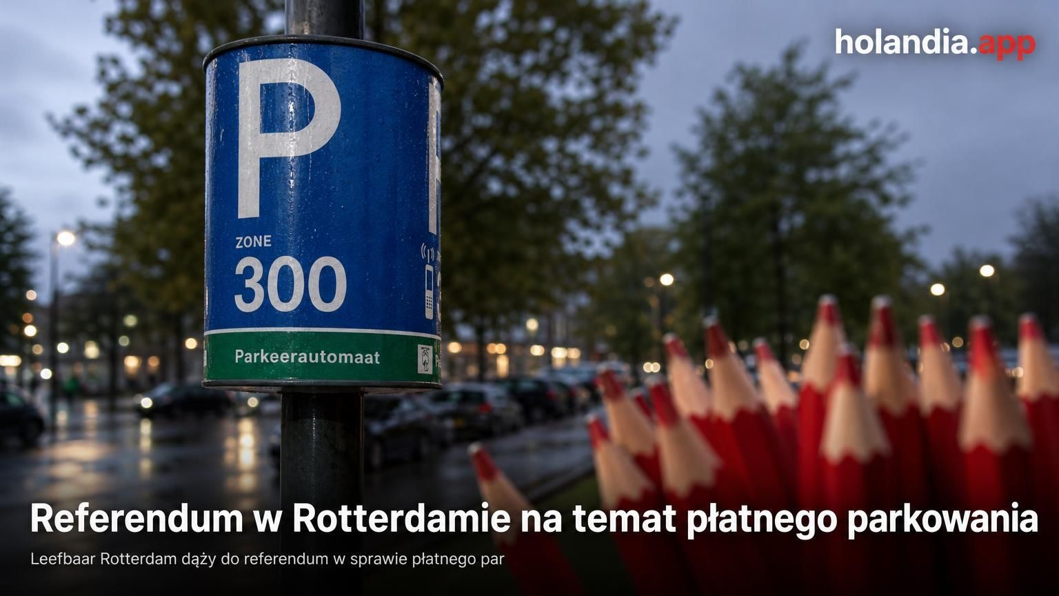 Referendum w Rotterdamie na temat płatnego parkowania