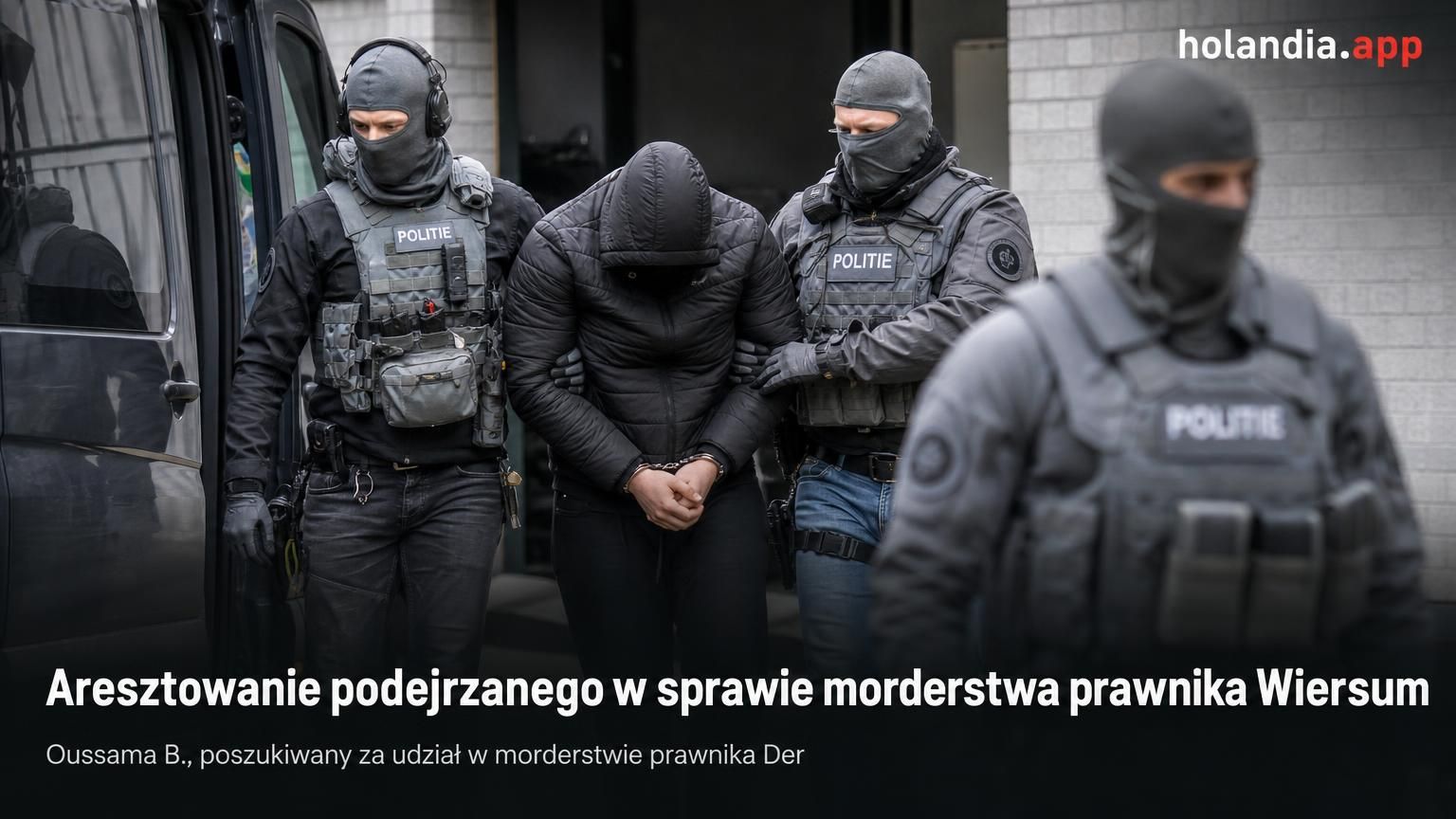 Aresztowanie podejrzanego w sprawie morderstwa prawnika Wiersum