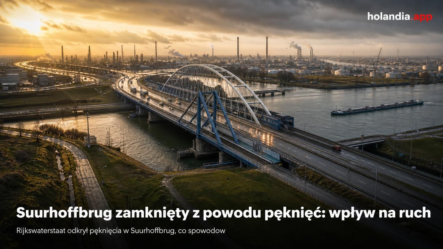 Suurhoffbrug zamknięty z powodu pęknięć: wpływ na ruch