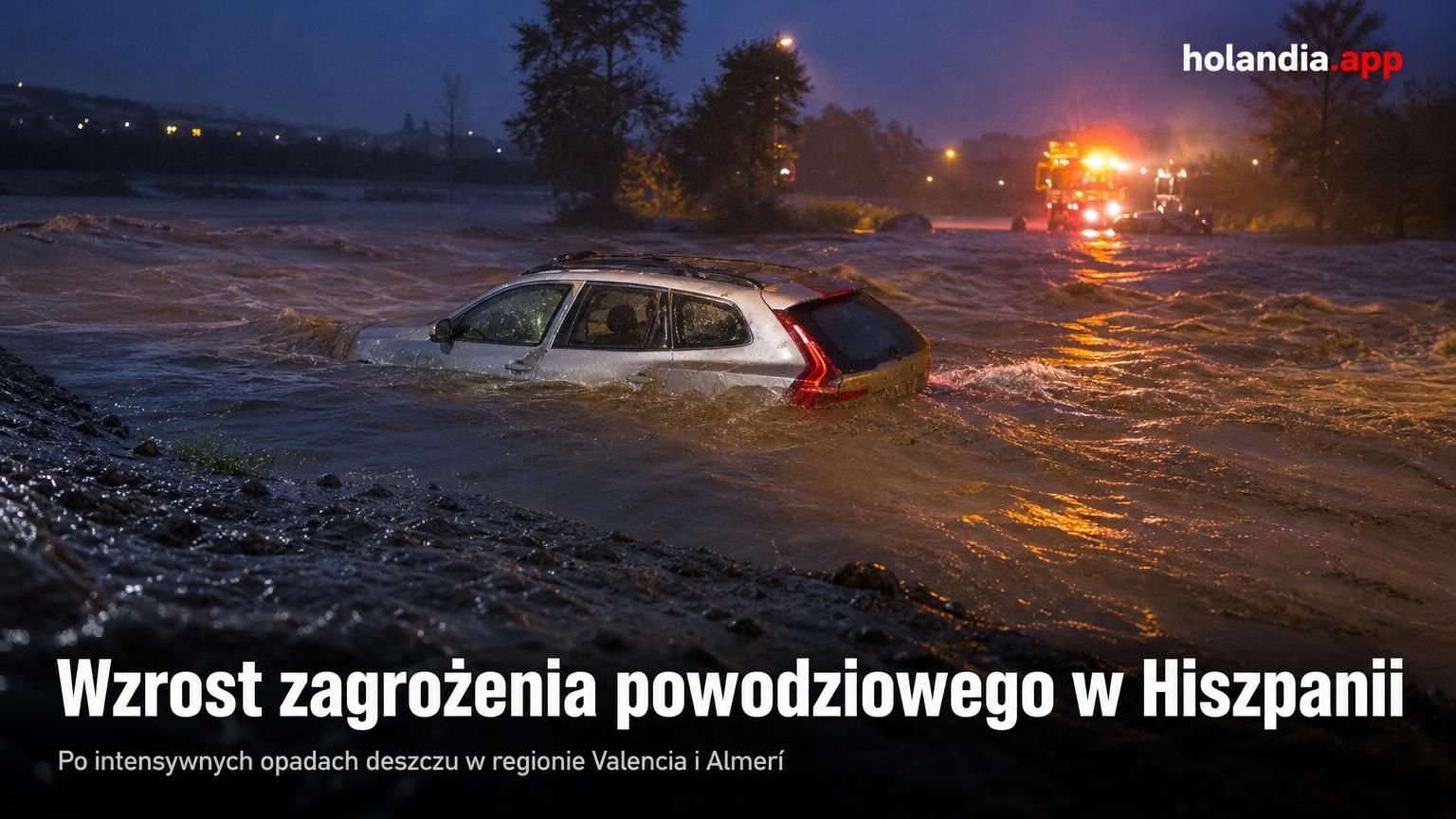 Wzrost zagrożenia powodziowego w Hiszpanii