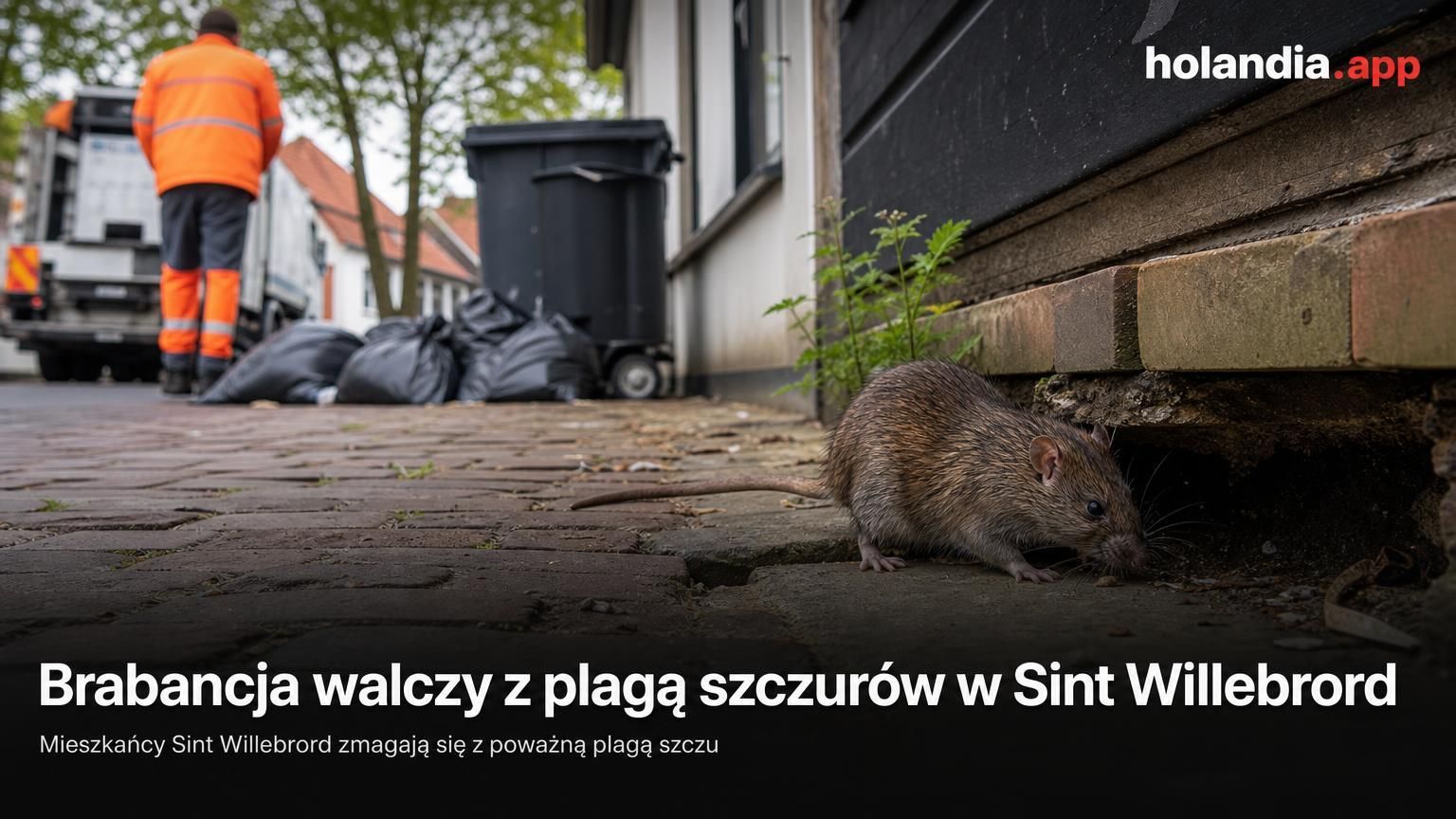 Brabancja walczy z plagą szczurów w Sint Willebrord