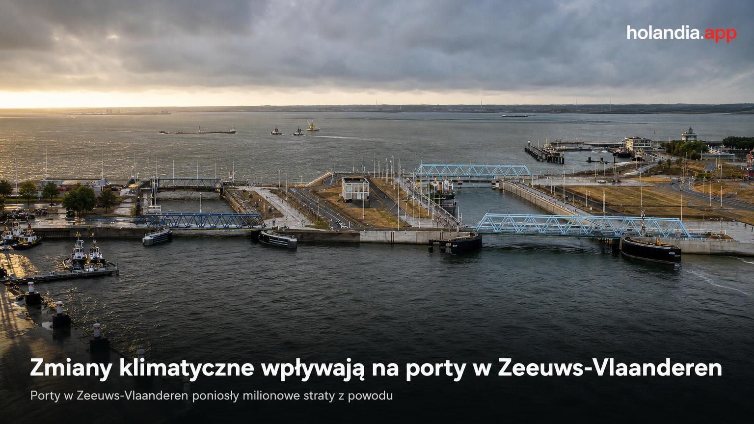 Zmiany klimatyczne wpływają na porty w Zeeuws-Vlaanderen