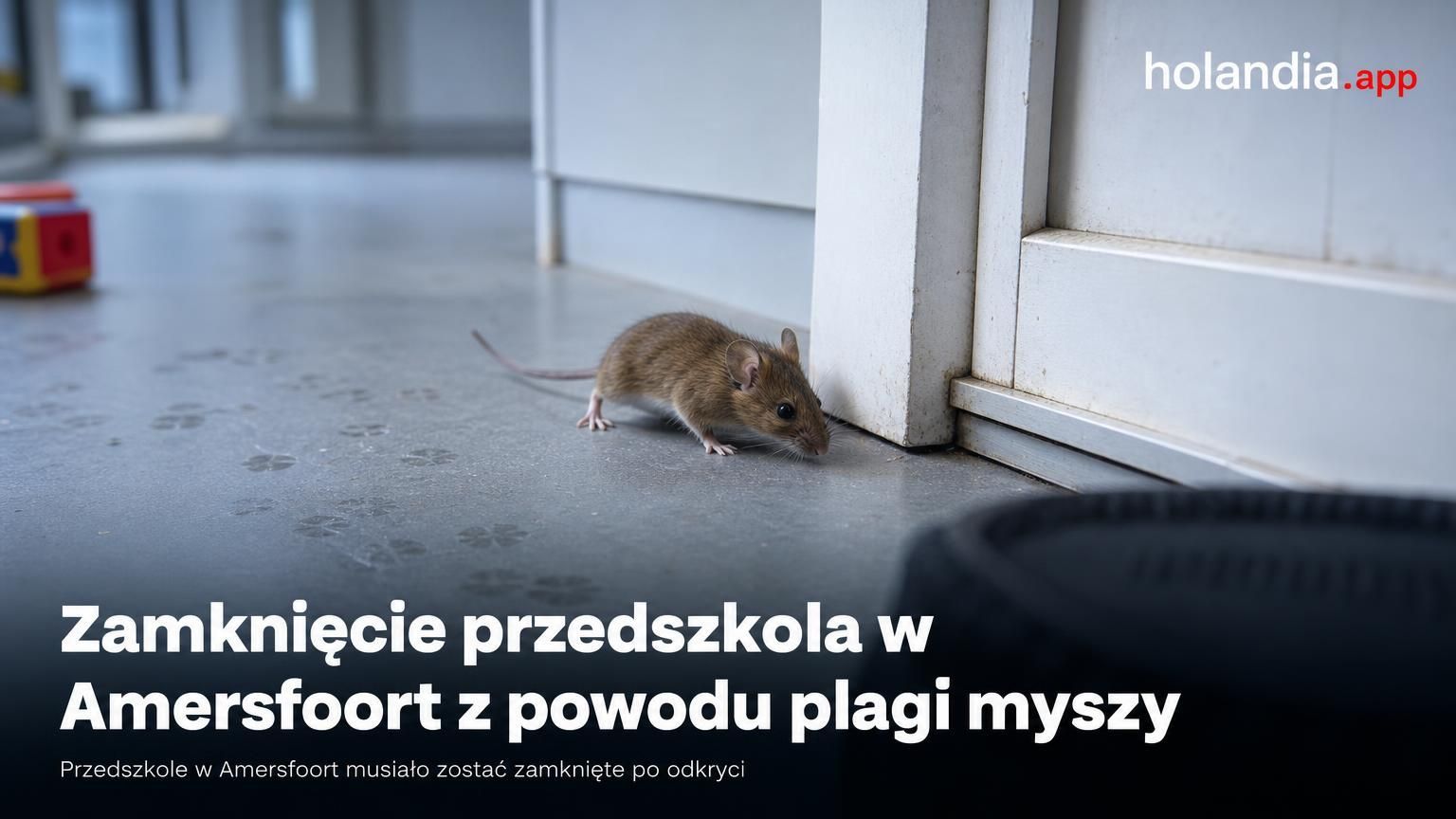 Zamknięcie przedszkola w Amersfoort z powodu plagi myszy