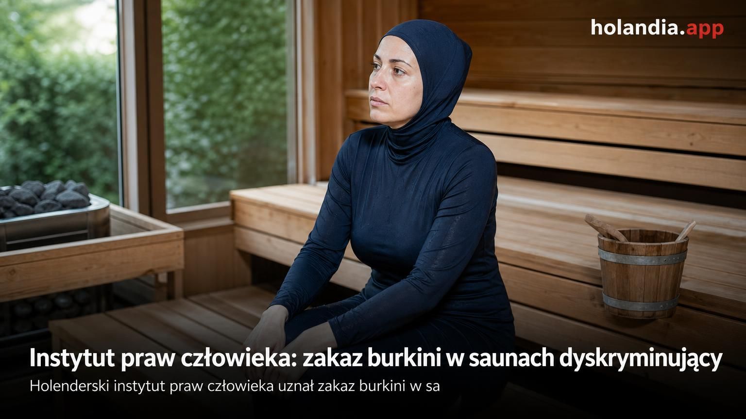 Instytut praw człowieka: zakaz burkini w saunach dyskryminujący