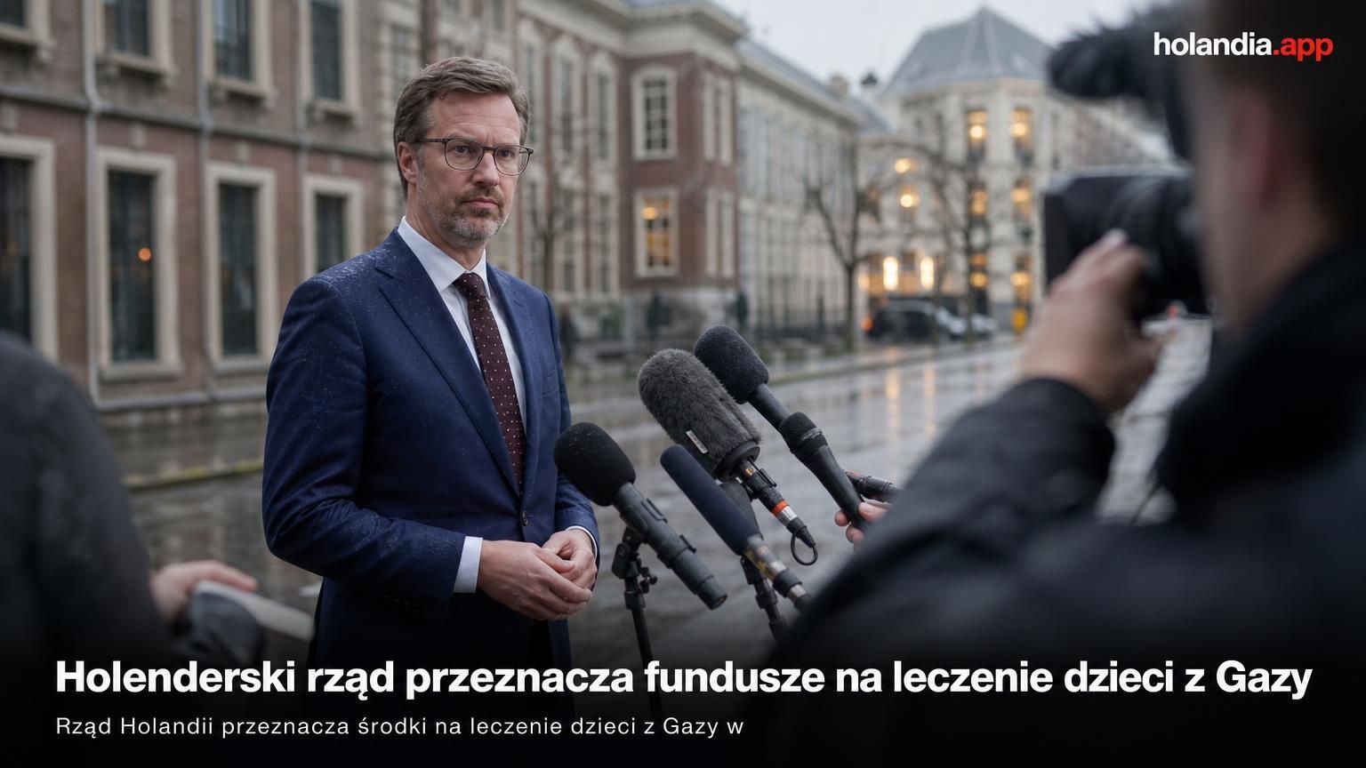 Holenderski rząd przeznacza fundusze na leczenie dzieci z Gazy
